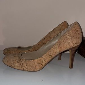 Like new cork Vince Camuto pumps.
